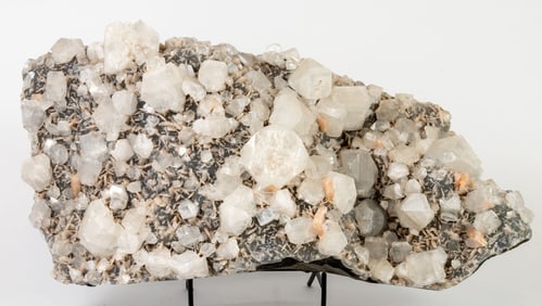 38 Pound Chalcedony Plate with Apophyllite and Stilbite Crystals