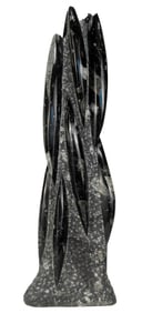Tall Orthoceras Fossil Tower