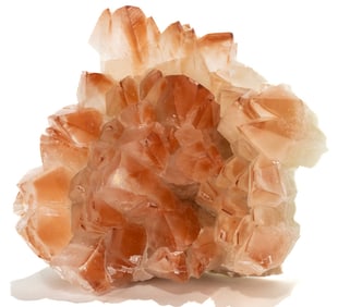 Beautiful Orange Dogtooth Calcite Formation