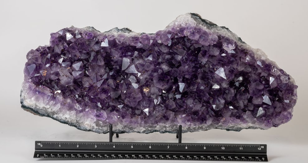 Exceptional Quality Amethyst Crystal Cluster (1 of 3)