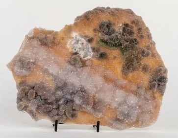 Exquisite Amethyst, Quartz and Hematite Flower Formation