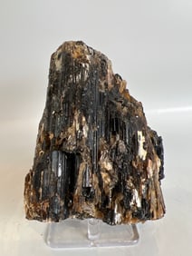 Black Tourmaline and Golden Mica Formation