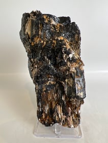 Black Tourmaline and Golden Mica Formation