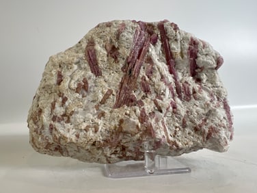 Pink Tourmaline in Matrix