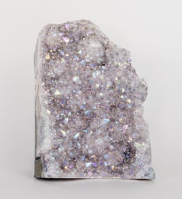 Titanium Aura Amethyst Cluster