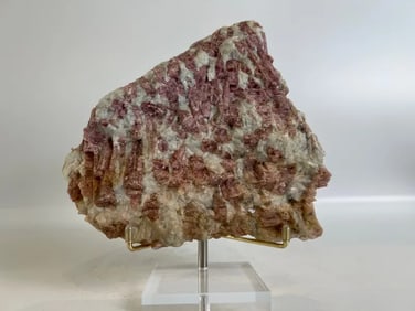 Pink Tourmaline and Quartz Formation