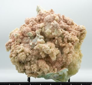 Pink Hematite and Yellow and Green Calcite Formation