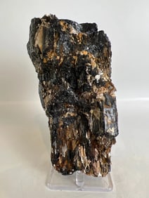 Black Tourmaline and Golden Mica Formation