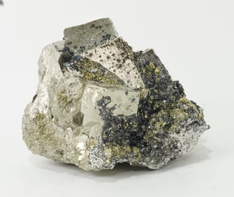 Cubic Pyrite, Sphalerite and Chalcopyrite Formation