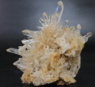 Rare Blue Smoke Quartz Cluster