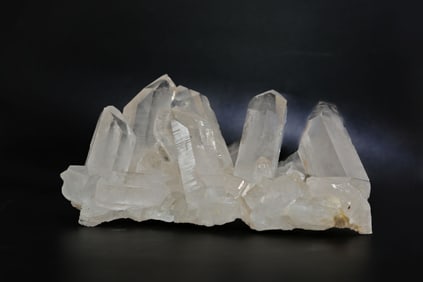 Quartz Cluster With Large Crystals