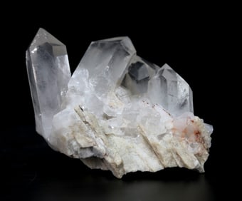 Quartz Cluster With Large Crystals