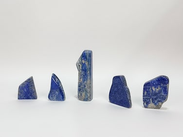 5 Small Polished Lapis Lazuli Freeforms