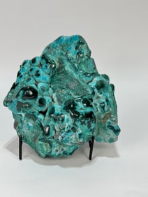 Polished Chrysocolla and Malachite Formation