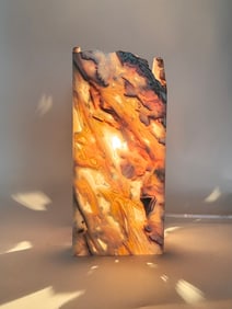 Mexican Onyx Box Table Lamp