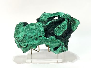 Rare Botryoidal Malachite Specimen
