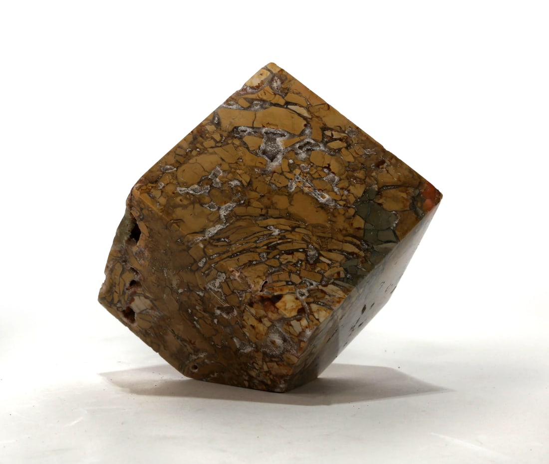 Carved Jasper Cube (1 of 1)