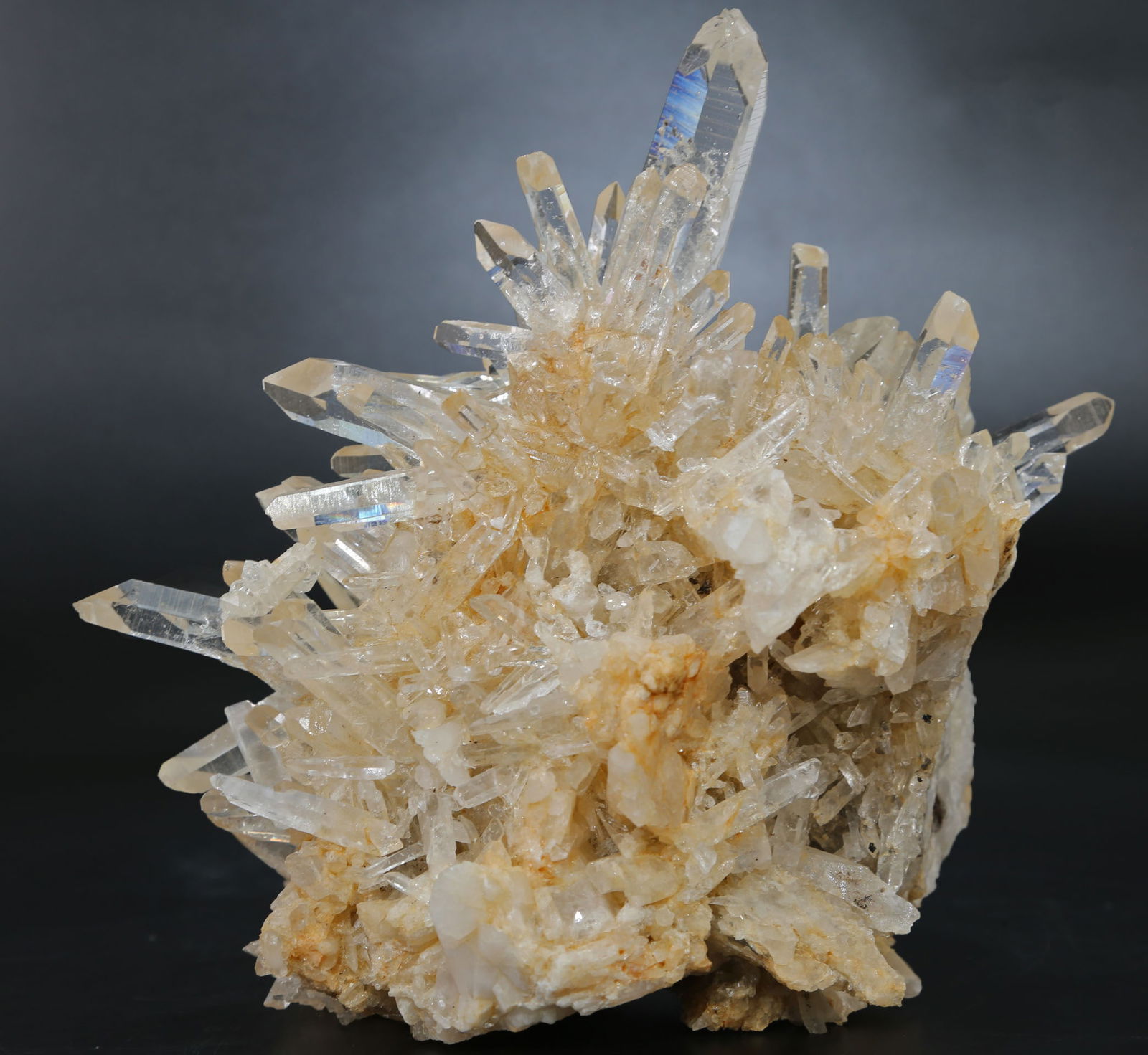 Rare Blue Smoke Quartz Cluster (1 of 2)