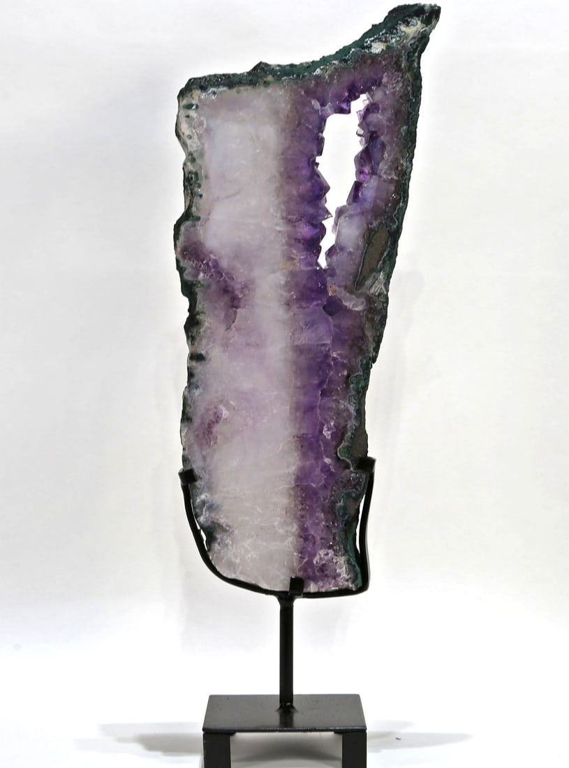 Amethyst Slice on Stand (1 of 2)