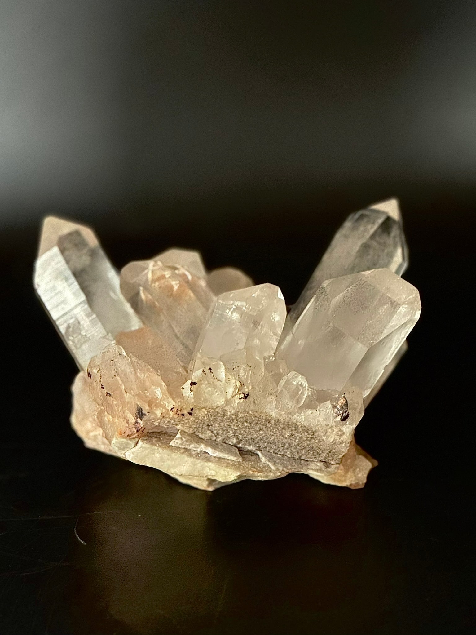 Quartz Cluster With Large Crystals (1 of 3)