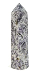 Fluorite and Druzy Obelisk Tower With Caverns