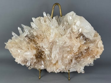 Rare Blue Smoke Quartz Needle Cluster