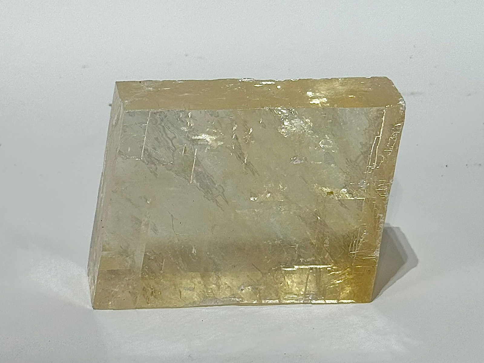 Large Optical Calcite Rhomboid (1 of 3)