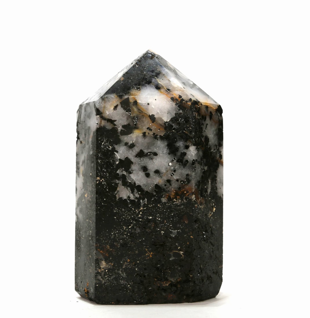 Black Tourmaline and Quartz Crystal Point (1 of 6)
