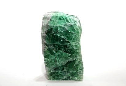 Polished Green Fluorite Formation