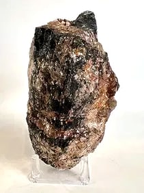 Black Tourmaline and Golden Mica Formation