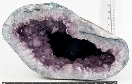 Deep Purple Amethyst Vug Geode