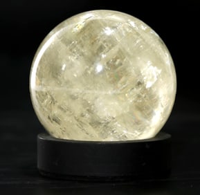 Polished Quartz Sphere With Inclusions