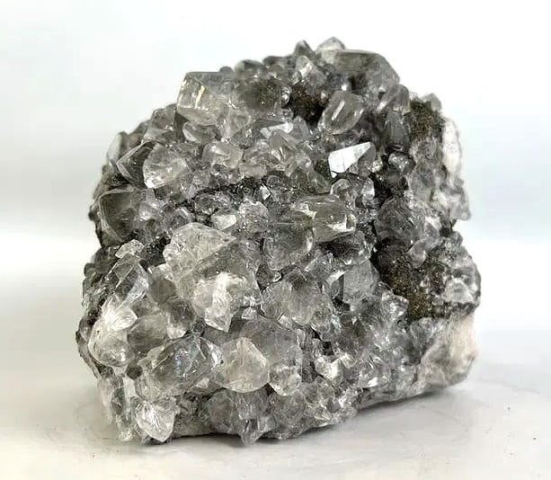 Calcite, Marcasite and Chalcopyrite on Matrix (1 of 4)