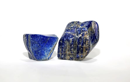 2 Polished Lapis Lazuli Freeforms