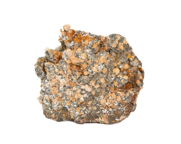 Rare Fluorescent Barite, Cerussite and Galena Formation