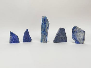 5 Small Polished Lapis Lazuli Freeforms