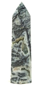 Fluorite and Druzy Obelisk Tower With Caverns