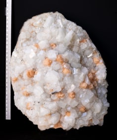 196 Pound Apophyllite and Stilbite Plate - MONUMENT