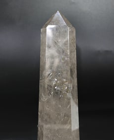 Clear Quartz Crystal Obelisk With Inclusions