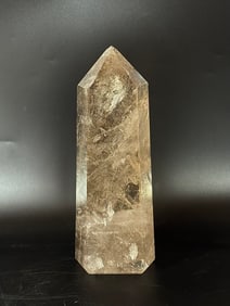 Clear Quartz Crystal Obelisk With Inclusions