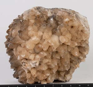 Large Calcite Formation with Black Tipped Crystals