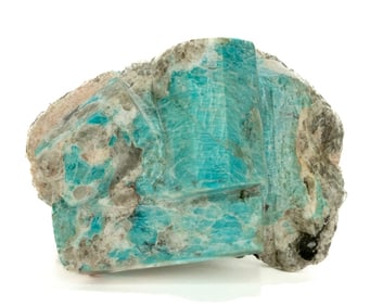 Polished Amazonite Crystals in Matrix