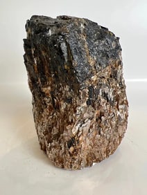 Black Tourmaline and Golden Mica Formation