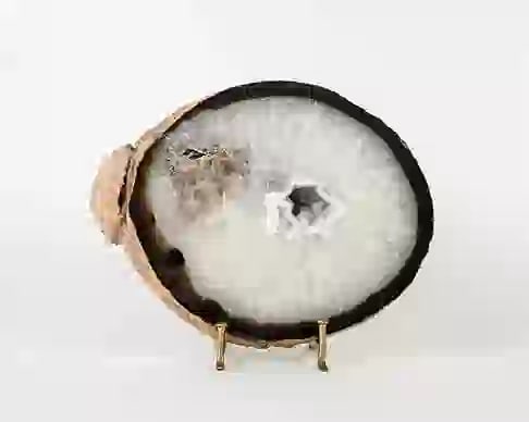 Large, Thick, Polished Agate Slice (1 of 2)