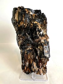 Black Tourmaline and Golden Mica Formation