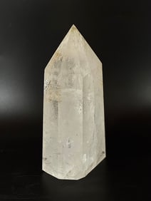 Clear Quartz Crystal Obelisk With Inclusions