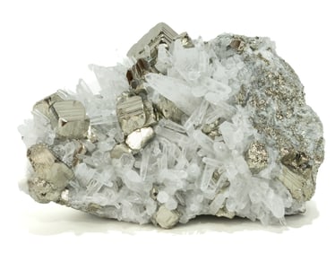 Top-notch Pyrite and Quartz Formation