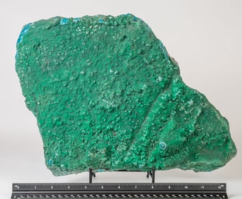 Unpolished Malachite and Chrysocolla Formation