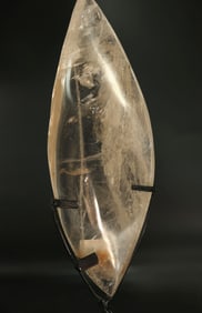 Double Terminated Quartz Crystal Point on Stand