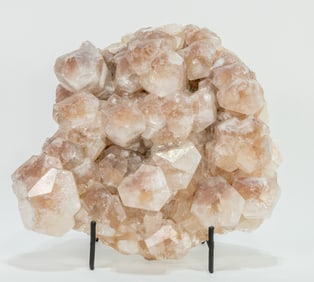 Golden Cubic Calcite Formation